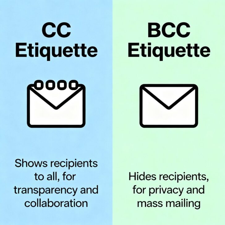 Bcc Vs Cc Email Etiquette Differences